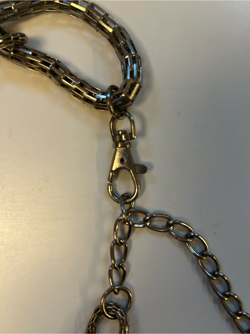 Vintage Boho Silver-tone Mesh Chain Link Belt - Women Accessories - Picture 4 of 5
